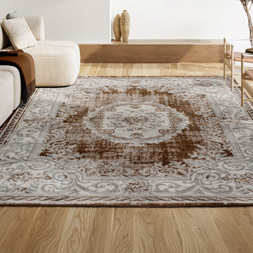 Rosalia Cottage Medallion Area Rug